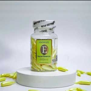 animate serum kapsul-animate kapsul-pencerah kulit kusam kulit sensitif kulit kering - ANIMATE Facial Essense isi 60 capsul / Serum Essense Vitamin Wajah Mencerahkan Hitam Perawatan Pencerah Aging / NASA GROSIR