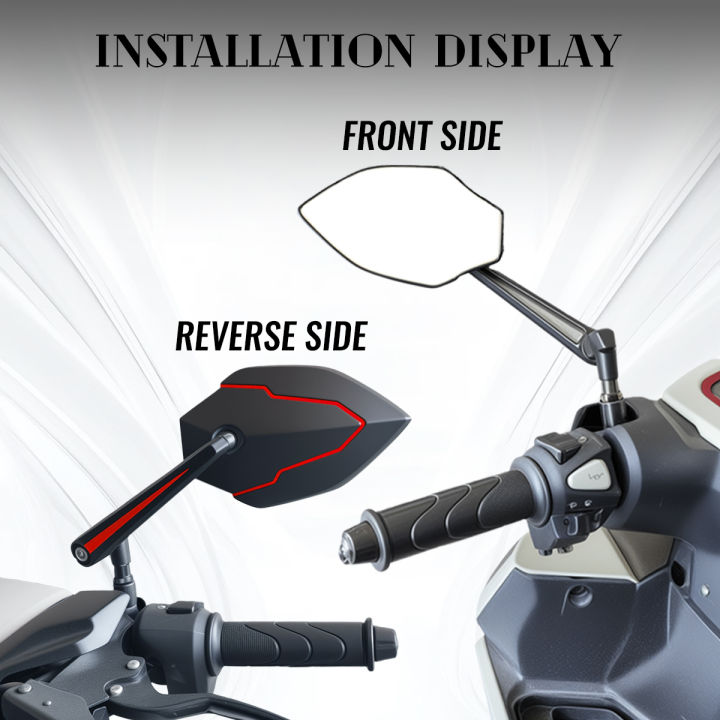 Street%20King%20Side%20Mirror%20V9%20%20honda%20%20YAMAHA%20For%20Motorcycle%20Explosion-Proof%20Anti%20Dazzling%20Lens%20UNIVERSAL%20-%20Image%208