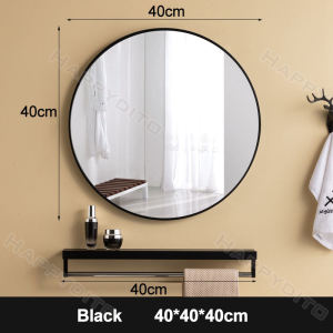 Bathroom mirror round makeup mirror bathroom bedroom dresser hotel bathroom mirror wall mounted 30CM/50CM/60CM
