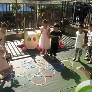 BL 10pcs Hopscotch Rings Sensory Play Outdoor Educational Toys Kids Birthday Gift