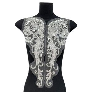 2 lô Polyester Sequins thêu các bản vá lỗi độc đáo phong cách hàng may mặc các bản vá lỗi cho cá tính quần áo