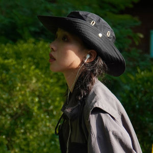 YAFEN High Quality Sun Protection Bucket Hats Wide Brimmed Hats With Adjustable Drawstring Bucket Hats