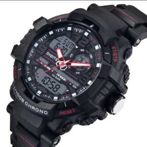 Jam tangan Pria Digitec 2175T tali karet analog digital original