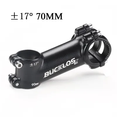 BUCKLOS Bicycle Stem ±7/17/23 Degree Bike Stem MTB Handle Bar Stem 60/70/80/90/100mm Aluminum Alloy