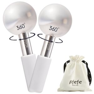 Bộ sản phẩm gồm 360  làm lạnh xoay được dùng cho mặt và mắt cùng với que làm lạnh bằng thép không gỉ siêu bền giúp cải thiện vẻ đẹp giảm sưng mặt nếp nhăn quầng thâm và đau đầu.