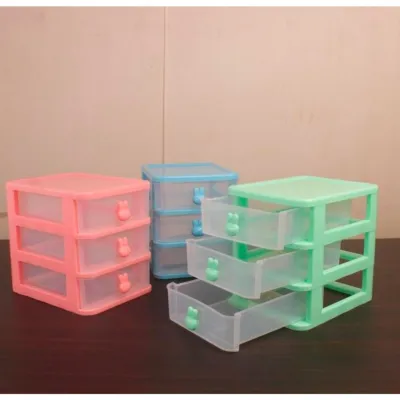 (BUBBLEWRAP) RAK KONTAINER LACI MINI RABBIT 3 DAN 4 SUSUN SERBAGUNA
