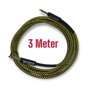 Kabel Jack 3 Meter 6 Meter Vintage Voltage Gitar Ukulele Dan Bass Kabel Gitar FCL-3M FCL-6Ｍ