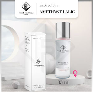Fresh Parfume Amethyst Lalic Parfum Premium EDP Wanita Cewe Refill Impor Tahan Lama Minyak Wangi