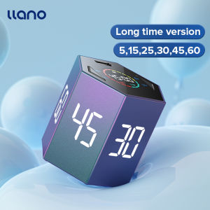 llano Ticktime Smart Digital Alarm Clock Timer For Kitchen/ Shower/Study/Cooking Stopwatch Magnetic Electronic Countdown Time Timer