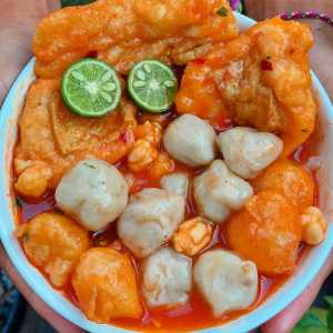 BASO ACI TULANG RANGU INSTAN PEDAS GURIH EKSTRA JERUK LIMAU