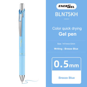 Japan Pentel Color Gel Pens Limited BLN75 Smooth Speed Drying Energy Half Needle Tube 0.5mm Cute School Art Stationery2026