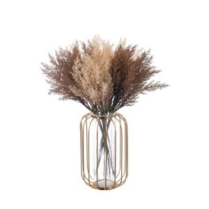 WAPKTY Green Artificial Bouquet Lifelike Plastic Simulated Wheat Grass Instagram Style Bendable Wedding Flowers Wedding Decoration