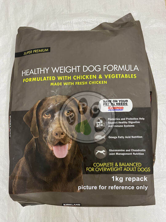 Kirkland healthy weight dog food best sale