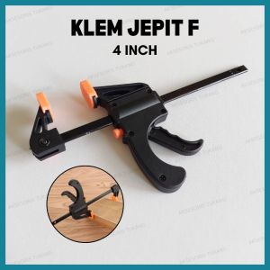 Klem F Alat Penjepit Kayu 4" Clamp Clip Press Bar Catok DIY Woodworking 4 Inch