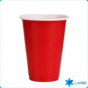 LoviRa Beer Cups Disposable Reusable Plastic Cup 16oz/2oz