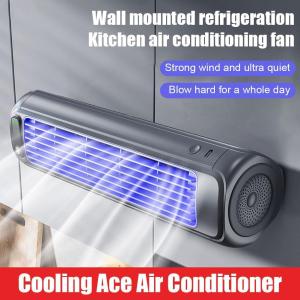 Wall Mounted Fan Household Silent Circulator Wireless Portable Home Quiet Ventilator Desktop Wall Ceiling Fan Air Cooler