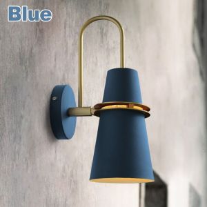 Modern Luxury Wall Light Simple Nordic Mirror Front Sconce Hotel Creative Aisle Balcony Horn Lamp