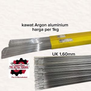 KAWAT LAS / TIG ROD / FILLER ARGON ALUMINIUM AWS 5356 2.40MM 16OMM 1KG