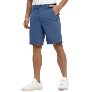 Mens Premium Quick Dry Stretch Golf Shorts Casual Business Office Wear Comfort Fit Breathable Fabric