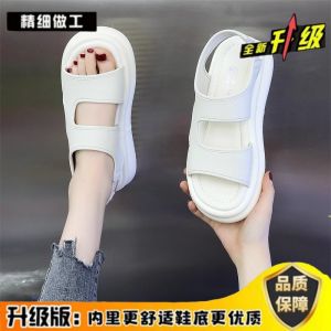 [Free Shipping] WomenS Thick-Soled Sandals 2026 New Model Versatile Non-Slip Platform Roman Beach Shoes Comfortable Breathable Stylish Design