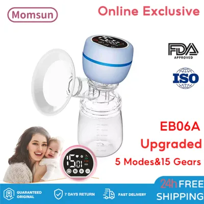 Mom Sun Pompa ASI Electric Tanpa Kabel Otomatis Portabel Pompa Asi /ASI Bayi Baru Lahir/ Hisap Kuat Breast Pump EB06