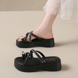 [Free Shipping] Flat Open-Toe Slip-On Sandals For Women 2026 Summer Outdoor Wear Comfortable Soft-Soled Beach Sandals For Women