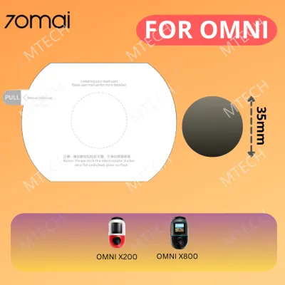 [ORIGINAL] 70mai Electrostatic Sticker 3M A800 M500 1S LITE N3 MINI 3 70MAI PRO Yi Dashcam 3M Electrostatic Sticker DDPAI Heat Resistant Adhesive For 70Mai 70Mai Pro GPS Yi Dashcam