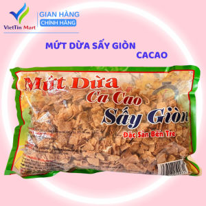 MỨT DỪA VỊ CACAO SẤY GIÒN 500G