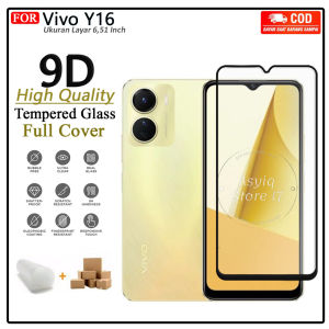 Tempered Glass VIVO Y16 Tg Layar Anti Gores Kaca Full Layar