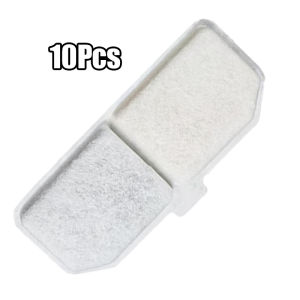 10 Pcs Pet Water Fountain Filter Replacement Activated Carbon Pet Drinking Water Dispenser Filter