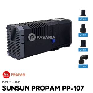SUNSUN PROPAM PP107/PP 107 Pompa Celup Akuarium/Kolam Ikan 3000 liter