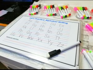 Chart A4 Bundle Sale: 4PCS Laminated Back to Back Print & Kids Learning Chart