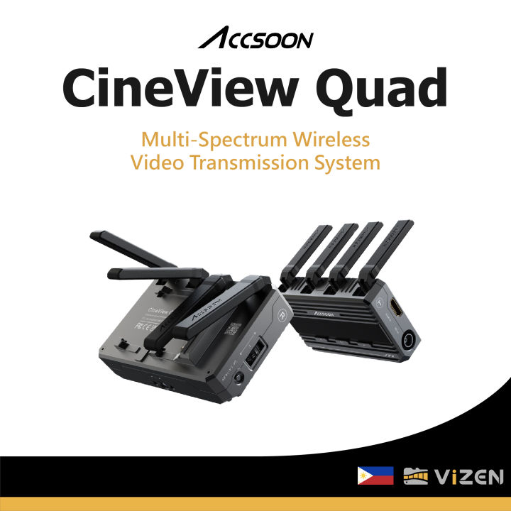 Accsoon CineView Quad MultiSpectrum Wireless Video Transmission System