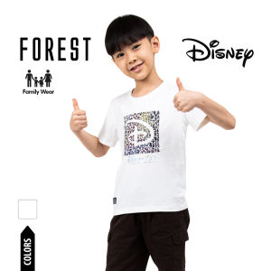 Forest X Disney 100 Year of Wonder Round Neck Tee Family Tee Kids | Baju T Shirt Budak - FWK20059