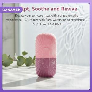 【CANAMEK】 Contouring Face Massager Silicone Ice Cube Tray Beauty Lifting Reusable for Daily Facial Skin Tightening at Home