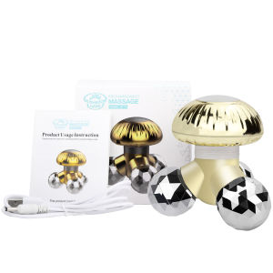 Có Thể Sạc Lại Nấm Massager Máy Mát Xa Sóng Mini Xử Lý Lâu Cơ Thể Massager Dành Cho Cổ Tử Cung Vai Tay Eo Chân Lưng