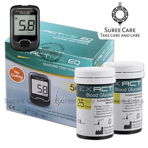 แผ่นตรวจน้ำตาล EXACTIVE EQ สำหรับ เครื่องวัดระดับน้ำตาล EXACTIVE EQ เท่านั้น