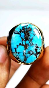 BATU PERMATA PYRUS PERSIA TURQOISE KRISTAL TOP PLAYING COLOR