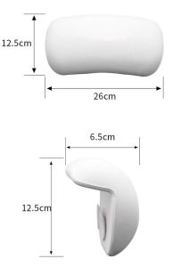 [FOFO] Bathtub Pillow spa Headrest Waterproof Anti-Slip Elastic Comfortable Headrest Backrest Cushion Accessories