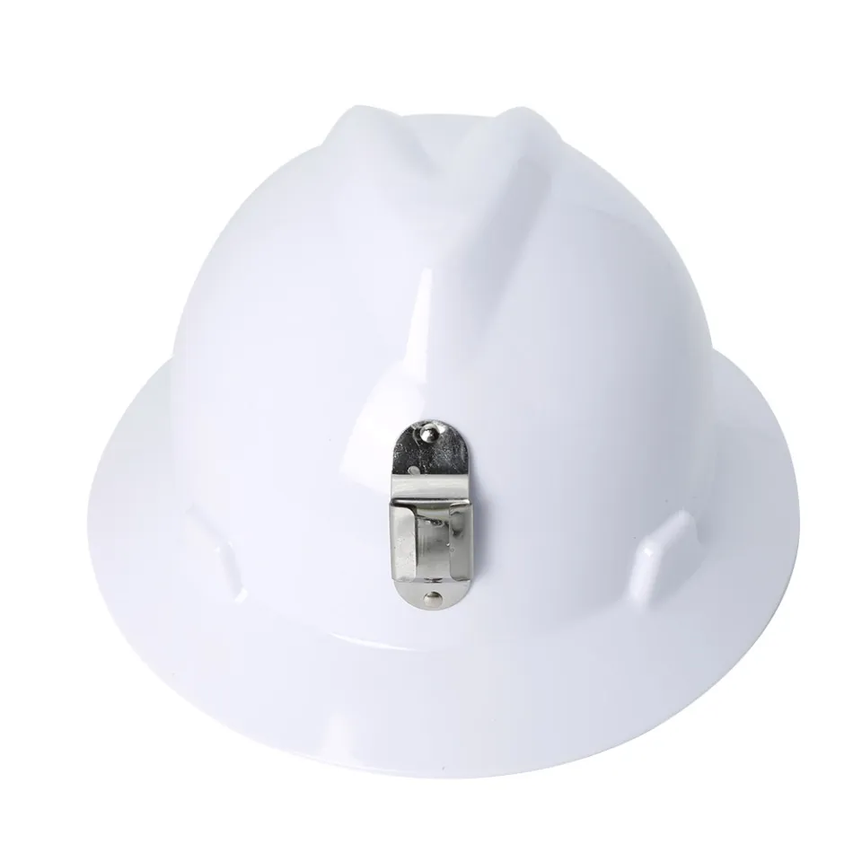 Full Brim Hard Hat with Lamp Bracket Working Safety Helmet Outdoor