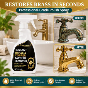 Brass Polish Shine Enhancer Metal Refurbisher Removes Tarnish Rust Corrosion Brass Metal Polish Restorer For New Look For Home & Professional Use