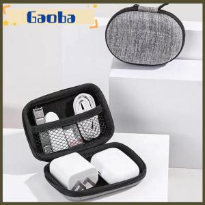 gaoba Mini Portable EVA Storage Bag Pouch Carrying Bag Zipper Earphone Case For Airpod Earphone Phone Charging Cable Accessories