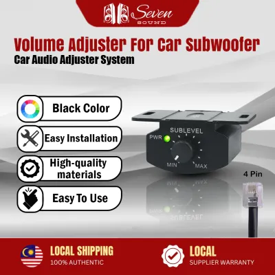 Volume Remote Controller Car Amplifier Bass Adjustment Active Subwoofer