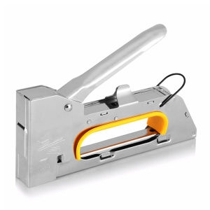 Stapler Gun Nail Tacker Gun Metal Gun Stapler Hand Stapler Staple Gun Tacker Nail Stapler 6.5mm (2400pcs)Staple Nails 釘槍