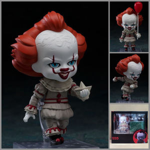 Q Clay Man Pennywise 1225# Stephen kings it Action figure with interchangeable faces Hand-Made Decoration model