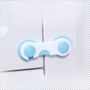 Anti-door Lock Plastic antiopening door latch with fixed safety lock