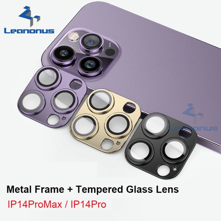 Full Cover Camera Lens Protector for iPhone 14 15 Pro Max Tempered
