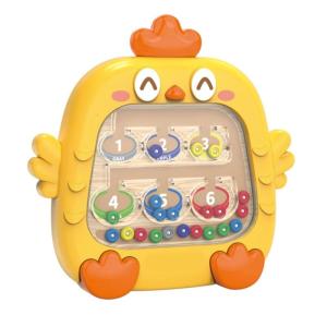 Magnetic Drawing Board For Kids Interactive Chicken Toy Enhances Creativity Maze Board with Numbers and Colors