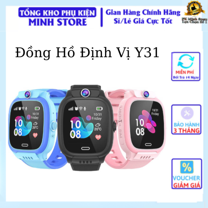Đồng Hồ Thông Minh Smart Watch Y31 Định Vị, Lắp Sim Độc Lập Cho Trẻ ...