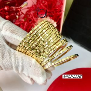Vòng Tay Ximen Nữ Sang Trọng Bản 2li Chạm Kiểu Sáng Lấp lánh L136
